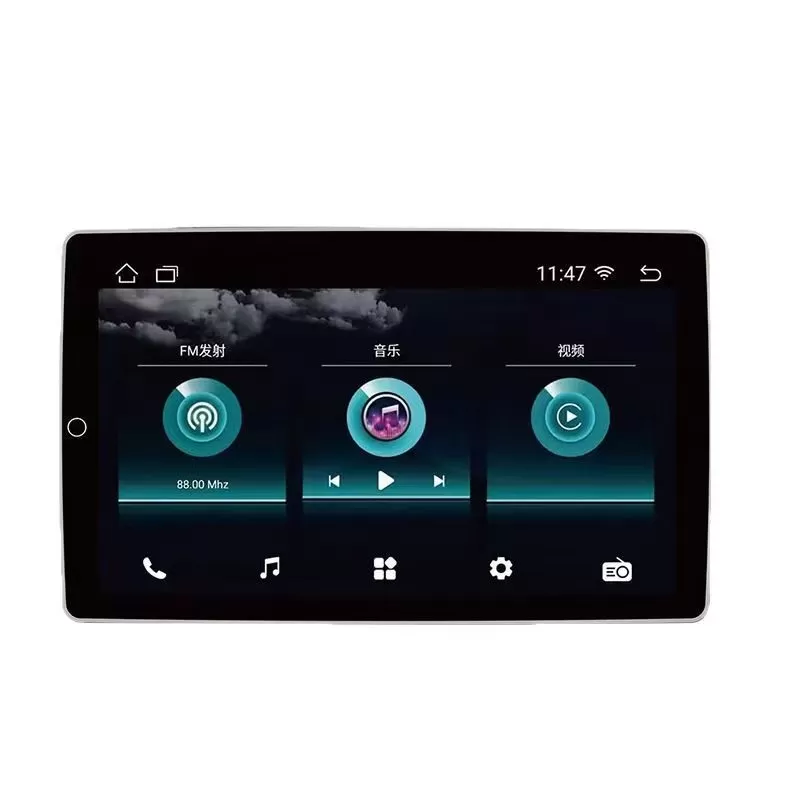 头枕式车载显示器安卓系统Carplay倒车蓝牙屏安卓通用车载导航