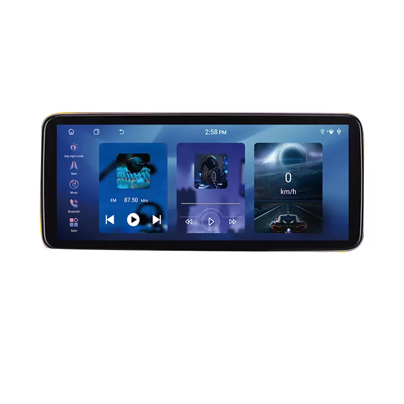 安卓12.3寸车载显示屏高清汽车导航仪倒车影像智能互联导航仪